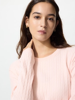 Mini Cable Crew Neck Sweater