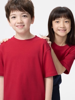 KIDS AIRism Cotton Crew Neck T-Shirt