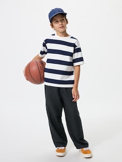 KIDS Linen Blend Wide Easy Pants