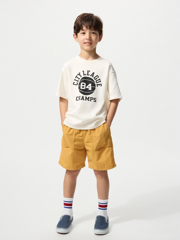 KIDS AIRism Cotton Graphic T-Shirt Crew Neck