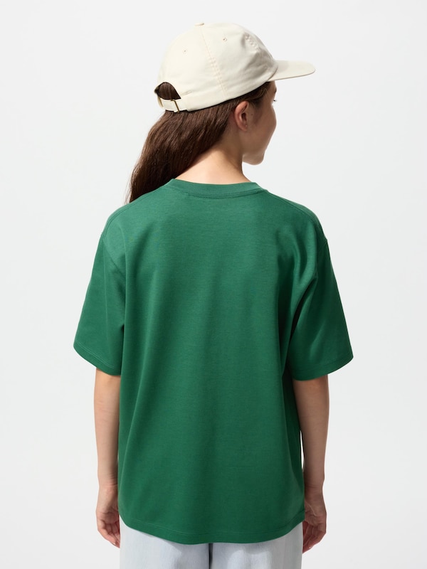 KIDS AIRism Cotton Graphic T-Shirt Crew Neck