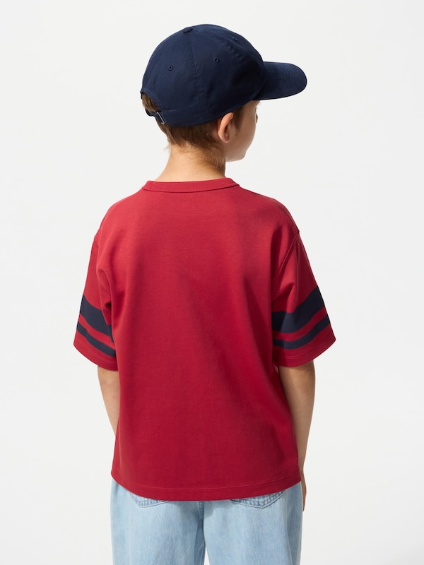 KIDS AIRism Cotton Graphic T-Shirt Crew Neck