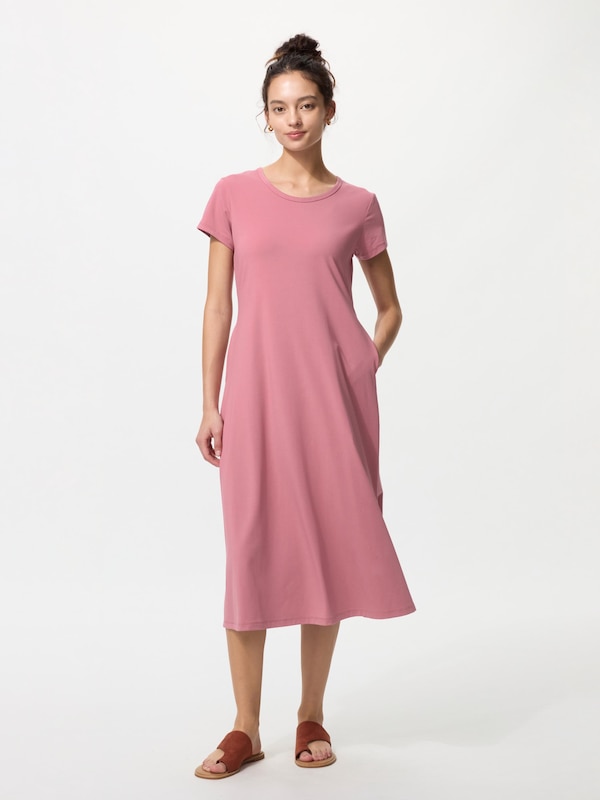 AIRism Cotton Flare Dress | Short Sleeve