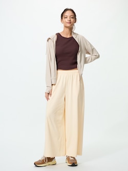 Washed Cotton Skirt Pants