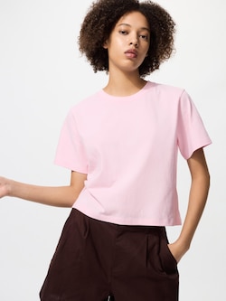 Washed Cotton Boxy T-Shirt | Short Sleeve