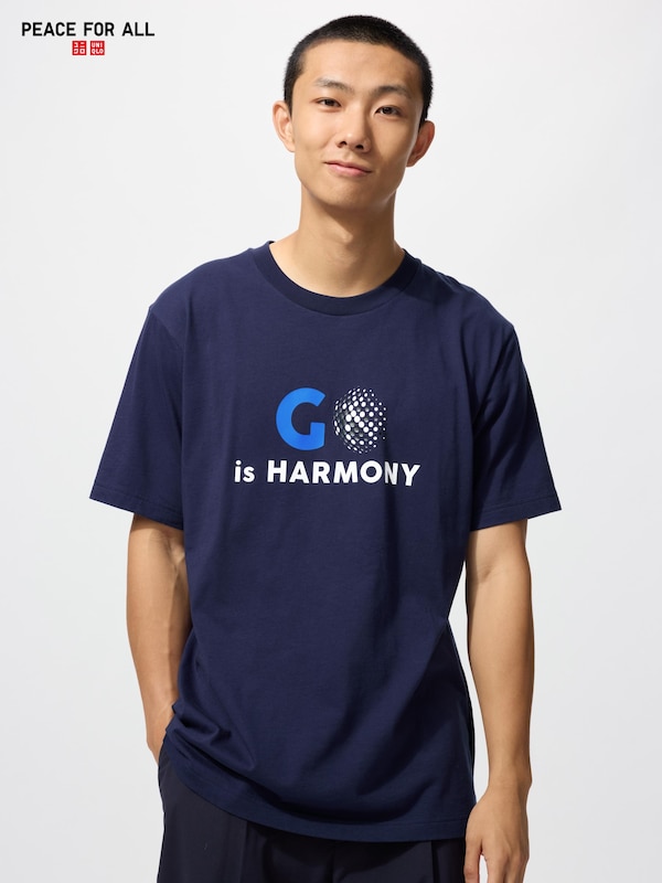 Peace For All Crew Neck T-Shirt Short Sleeve