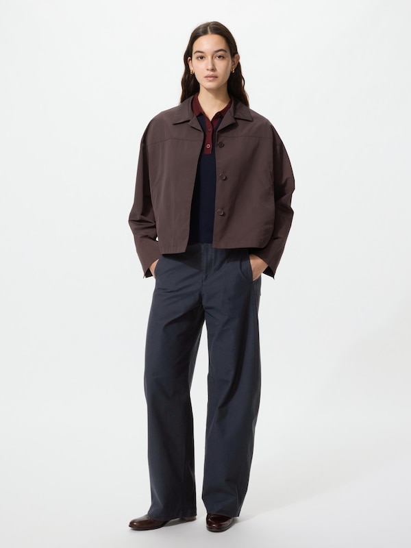 Open Collar Short Jacket