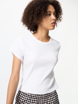 Pointelle Mini T-Shirt