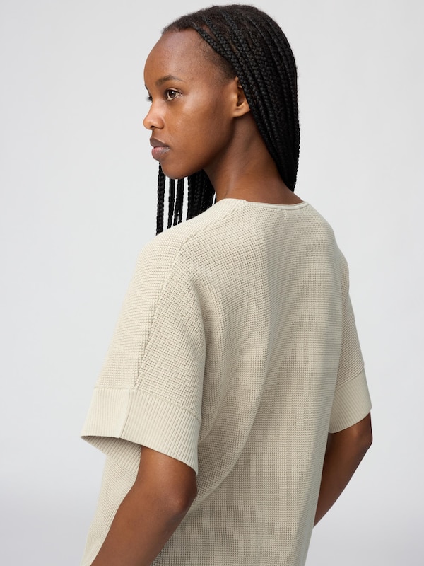 V Neck Sweater Short Sleeve