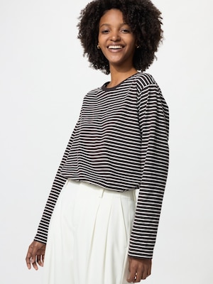 Soft Cotton Round Hem T-Shirt Long Sleeve