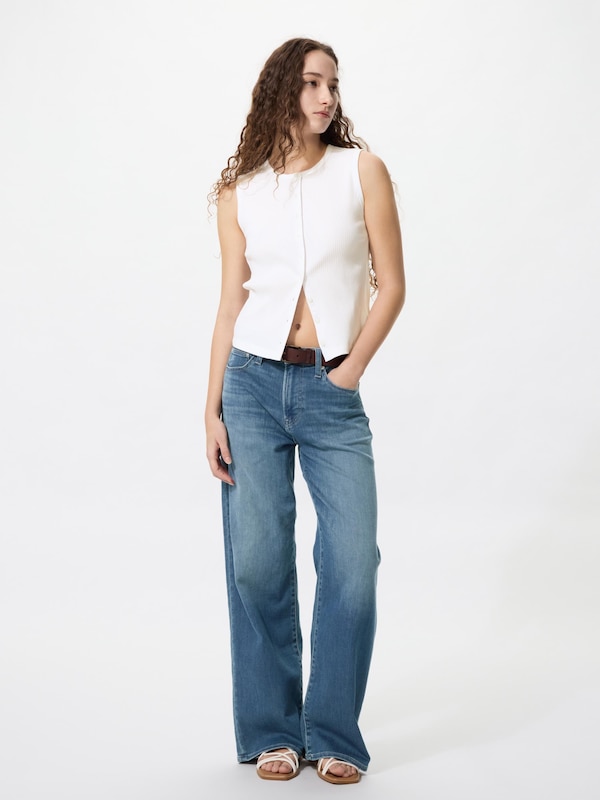 Front Open Shell Top T-Shirt Sleeveless