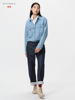 Kemeja Denim Lengan Panjang