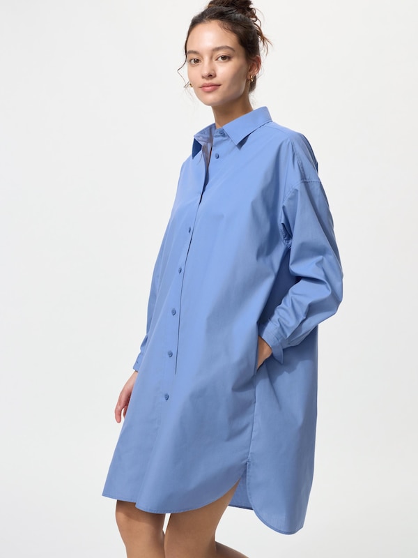 Oversized Shirt Dress