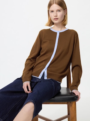 UV Protection Crew Neck Cardigan