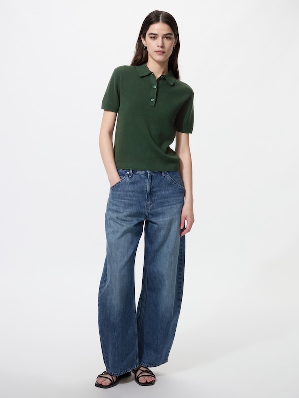 Polo Sweater Short Sleeve