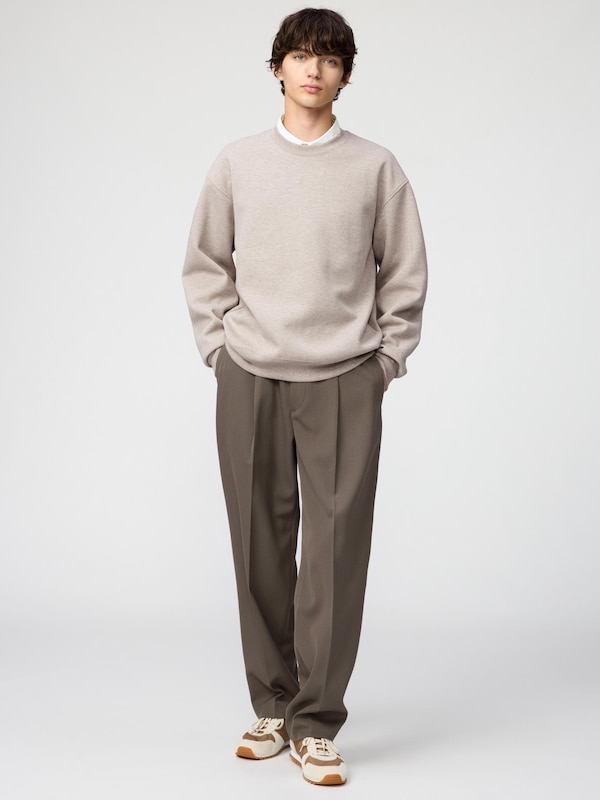 Pleated Wide Tapered Pants