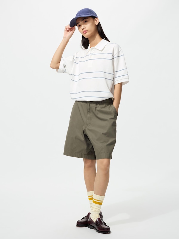 Dry Pique Striped Polo Shirt