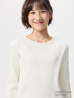 GIRLS Crew Neck T-Shirt Long Sleeve