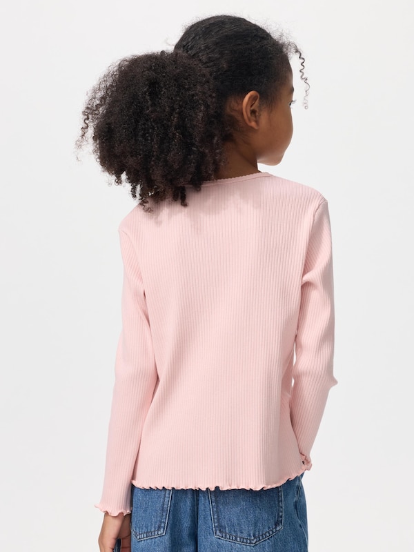 GIRLS T-Shirt Kerah Bulat Lengan Panjang