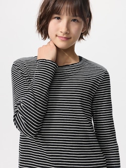 GIRLS Crew Neck T-Shirt Long Sleeve