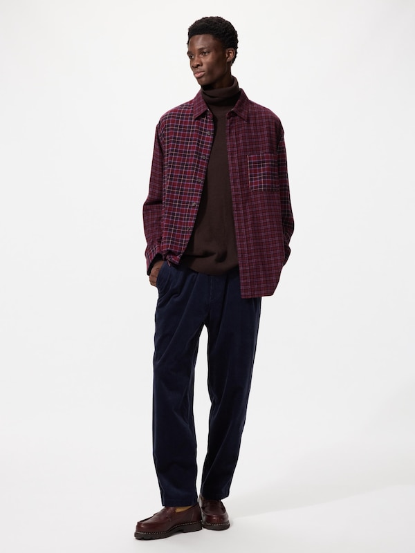 Flannel Checked Shirt Long Sleeve
