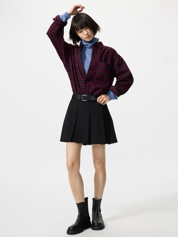 Flannel Checked Shirt Long Sleeve