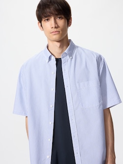Seersucker Shirt Short Sleeve