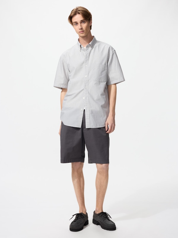 Seersucker Shirt Short Sleeve