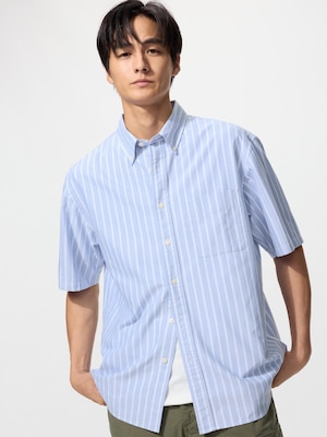 Kemeja Oxford Lengan Pendek
