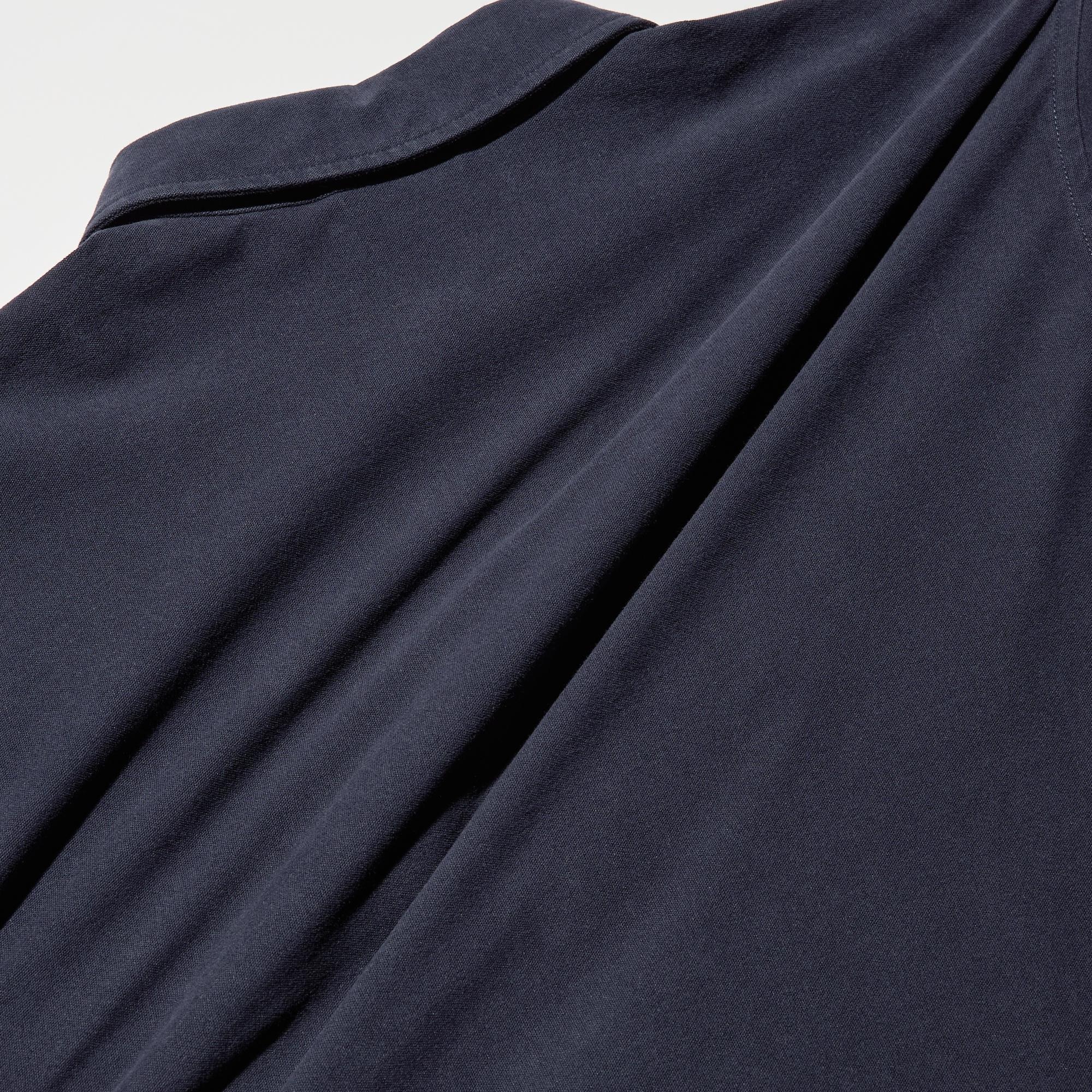 Kemeja Luaran Jersey Lengan Panjang Unisex | UNIQLO ID
