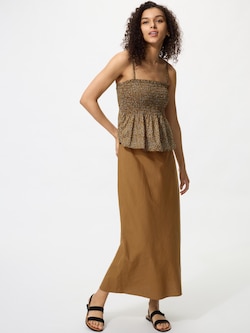 Rok Panjang Linen Blend