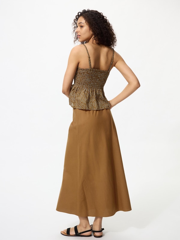 Rok Panjang Linen Blend