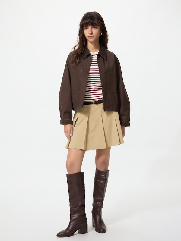 Zip Up Short Jacket