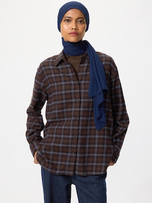 Soft Flannel Skipper Shirt Long Sleeve