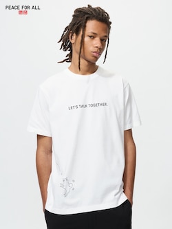 Peace For All T-Shirt Kerah Bulat Lengan Pendek