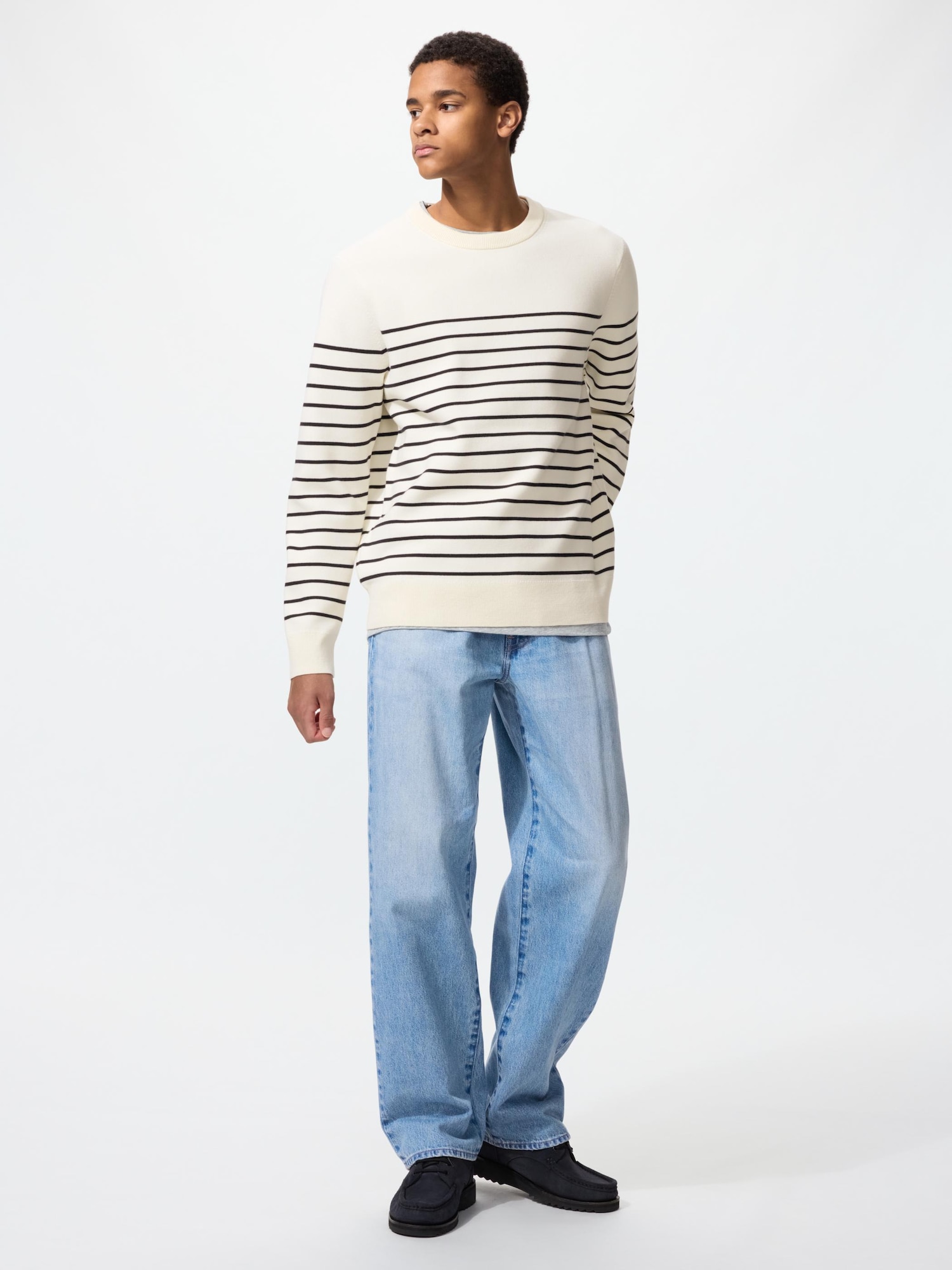 Sweater Washable Milano Rib Uniseks | UNIQLO ID