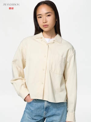 Flannel Boxy Shirt Long Sleeve