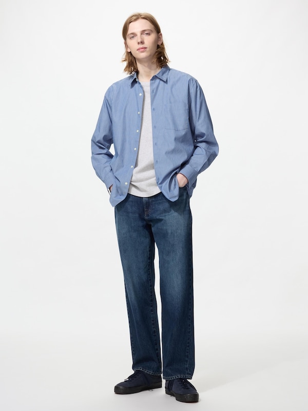 Broadcloth Shirt Long Sleeve (Stripe)
