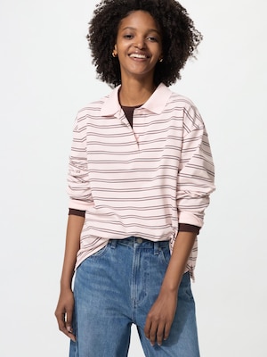 Striped Polo Shirt Long Sleeve