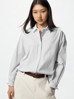 Cotton Oversized Shirt Long Sleeve