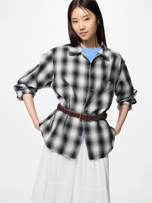 Cotton Linen Shirt Jacket Long Sleeve