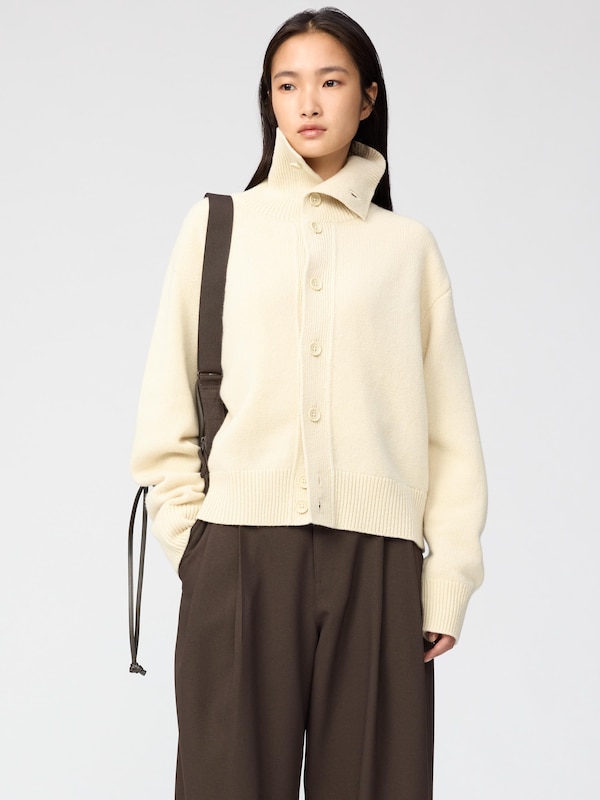 Pleated Barrel Leg Pants