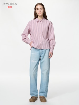 Straight Jeans Damage