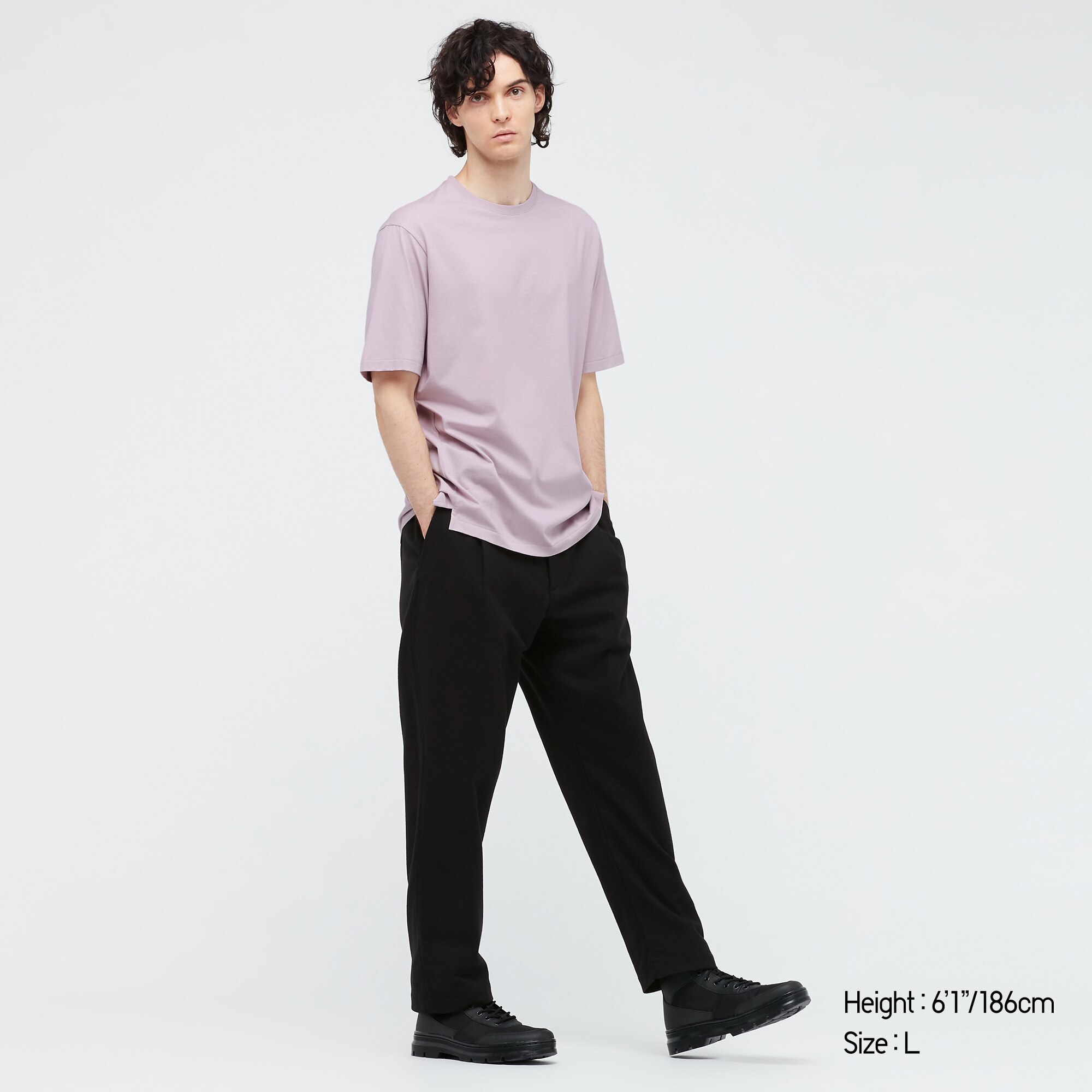 MEN'S +J SUPIMA COTTON RELAXED FIT CREW 