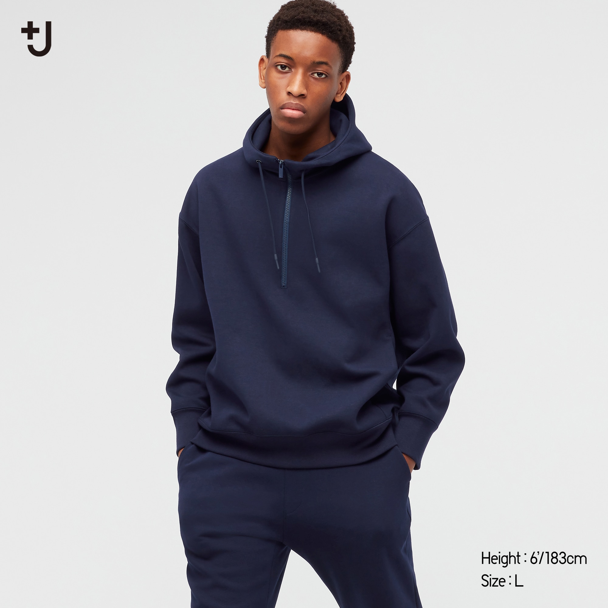 Half zip pullover hoodie Clearance