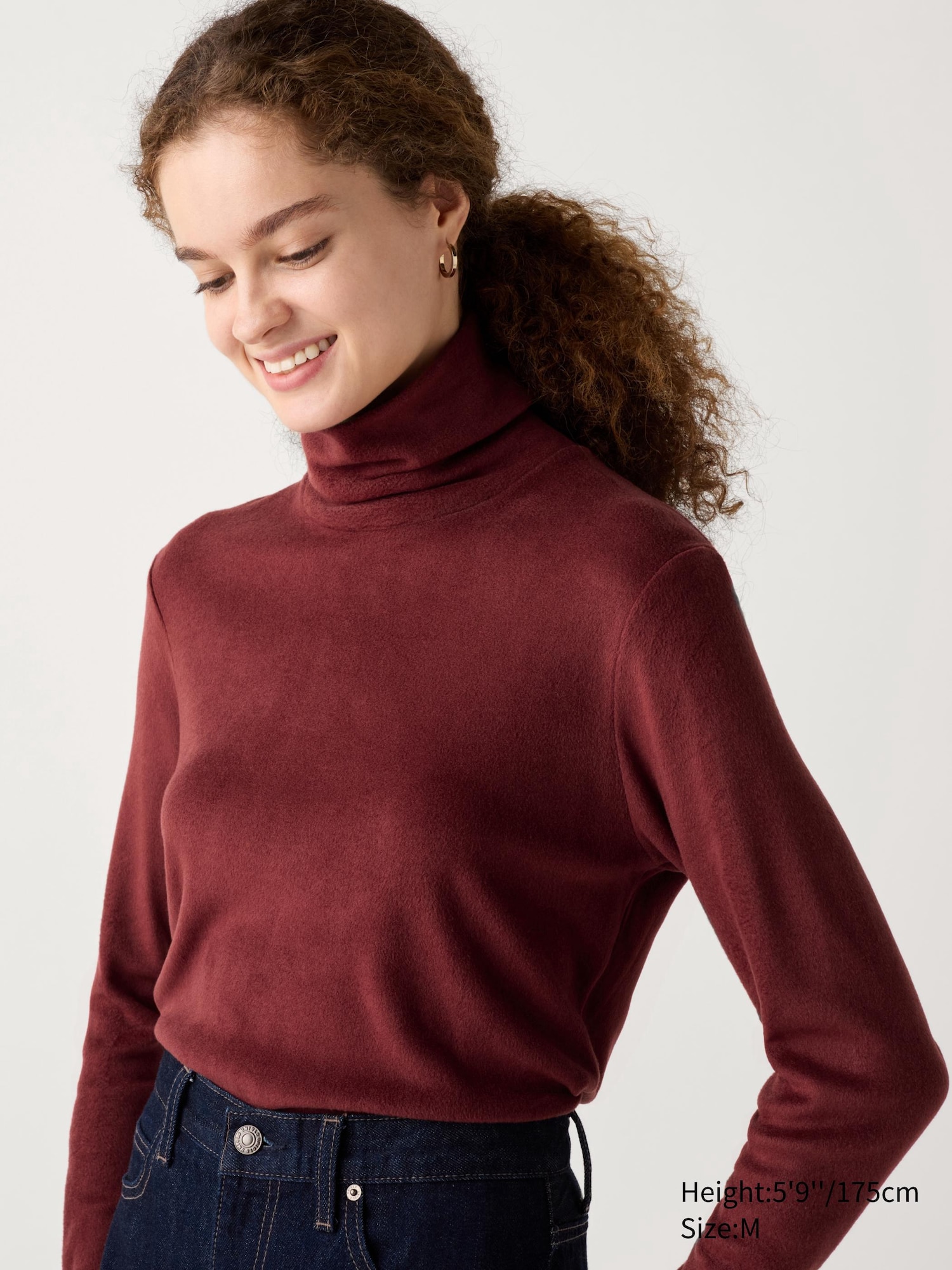 check-styling-ideas-for-brushed-jersey-dress-heattech-fleece-turtleneck