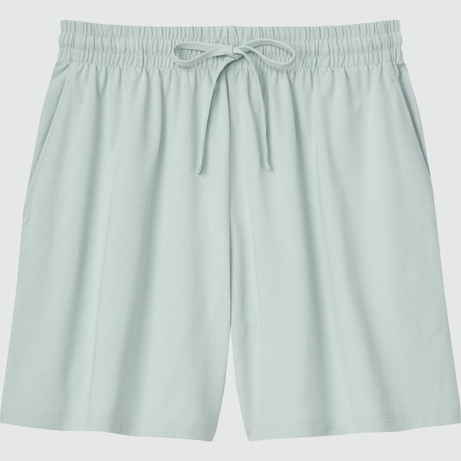 W's mercerized cotton V neck A line sleeveless dress