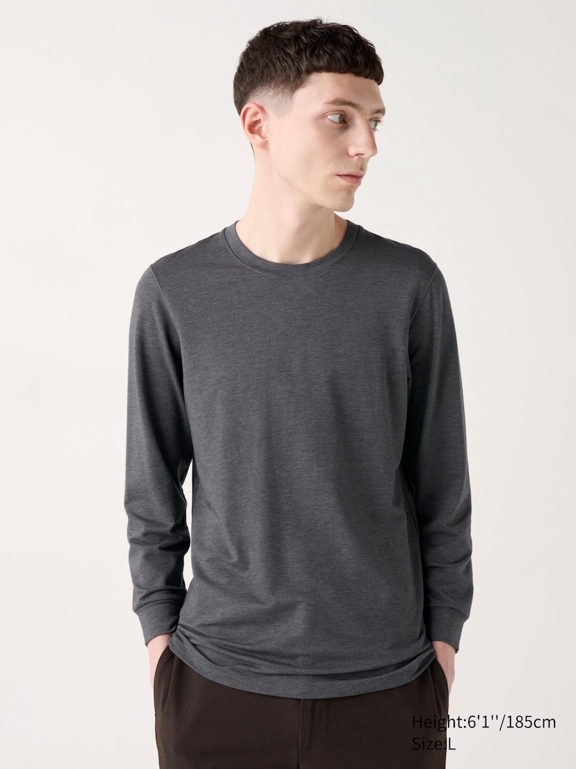 HEATTECH Cotton Thermal Crew Neck T-Shirt (Extra Warm)_08