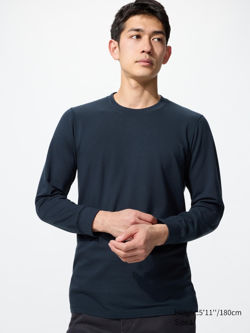 HEATTECH Cotton Thermal Crew Neck T-Shirt (Extra Warm)_69