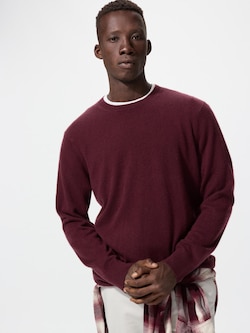 Cashmere Crew Neck Long Sleeve Sweater
